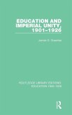 Education and Imperial Unity, 1901-1926