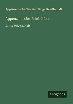 Cover Appenzellische Jahrbücher