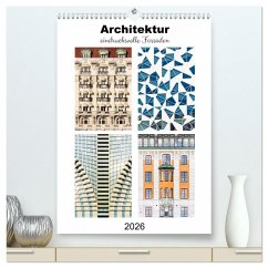 Cover Architektur. eindrucksvolle Fassaden (hochwertiger Premium Wandkalender 2026 DIN A2 hoch), Kunstdruck in Hochglanz