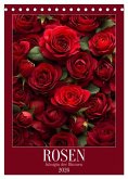 Rosen - Königin der Blumen (Tischkalender 2026 DIN A5 hoch), CALVENDO Monatskalender