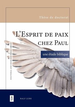 Cover L'Esprit de paix chez Paul