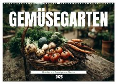 Cover Gemüsegarten - Gemüse aus dem eigenen Garten (Wandkalender 2026 DIN A2 quer), CALVENDO Monatskalender