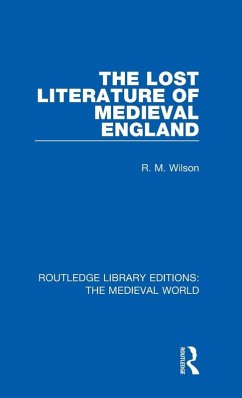 Cover The Lost Literature of Medieval England