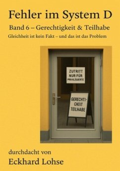 Cover Fehler im System D Band 6 Gerechtigkeit & Teilhabe