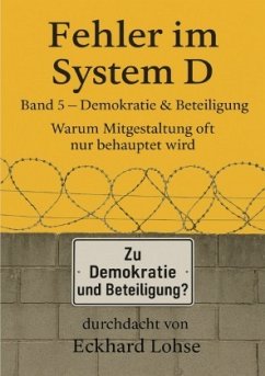 Cover Fehler im System D Band 5 Demokratie & Beteiligung