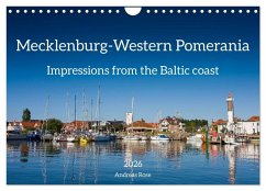 Mecklenburg-Western Pomerania. Impressions from the Baltic coast (Wall Calendar 2026 DIN A4 landscape), CALVENDO 12 Month Wall Calendar