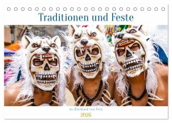 Cover Traditionen und Feste im Hochland von Peru (Tischkalender 2026 DIN A5 quer), CALVENDO Monatskalender