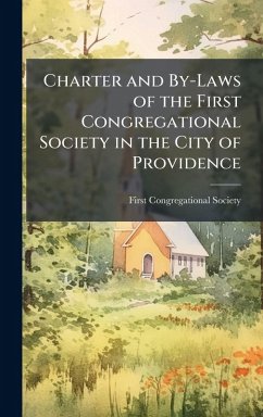 Cover Charter and By-Laws of the First Congregational Society in the City of Providence