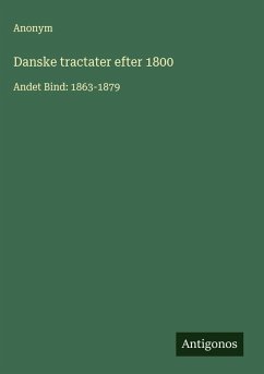 Cover Danske tractater efter 1800