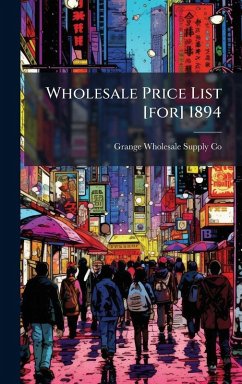 Cover Wholesale Price List [for] 1894