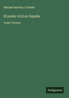El poder civil en España Cover El poder civil en España