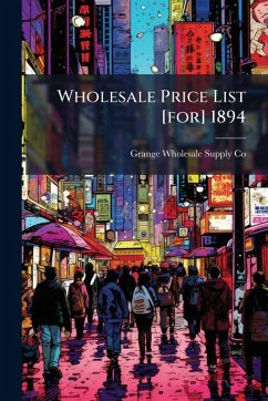 Cover Wholesale Price List [for] 1894