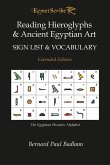 Reading Hieroglyphs & Ancient Egyptian Art - Sign List & Vocabulary