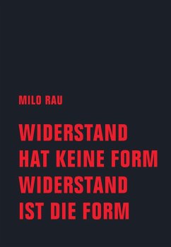 Cover Widerstand hat keine Form, Widerstand ist die Form