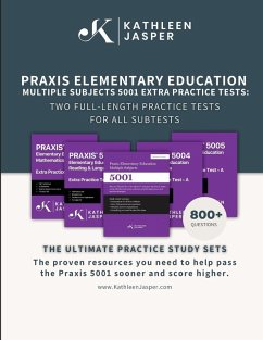 Cover Praxis 5001 Extra Practice Tests