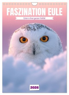 Cover Faszination Eule - Eulen in ihrer ganzen Vielfalt (Wandkalender 2026 DIN A4 hoch), CALVENDO Monatskalender