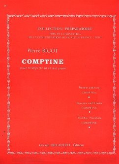 Cover Comptine pour trompette ut ou si et piano