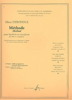 Méthode pour haubois ou saxophone vol.3 études progressives exercices d'articulations Méthode pour haubois ou saxophone vol.3 études progressives exercices d'articulations