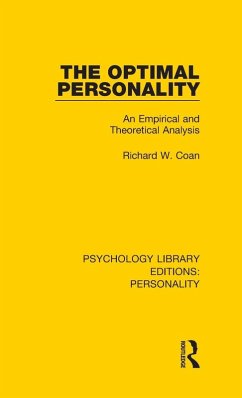 The Optimal Personality - Coan, Richard W.
