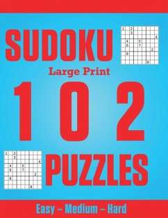 Sudoku Large Print 102 Puzzles - Sarah M Sky