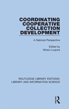 Cover Coordinating Cooperative Collection Development