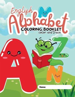English Alphabet Coloring Booklet Cover English Alphabet Coloring Booklet