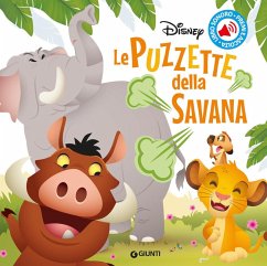Cover Le puzzette della savana. Libro sonoro premi e ascolta