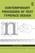 Contemporary Processes of Text Typeface... - Bild 1