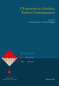 Cover L' ermeneutica giuridica tedesca contemporanea