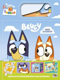 Cover Oggi si gioca! Taglia e incolla. Bluey