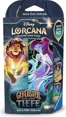 Cover Disney Lorcana TCG: Geflüster aus der Tiefe - - Einzelspieler Deck Bernstein und Smaragd (Deutsch)