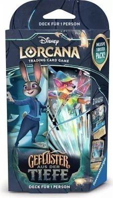 Cover Disney Lorcana TCG: Geflüster aus der Tiefe - Einzelspieler Deck Saphir und Stahl (Deutsch)