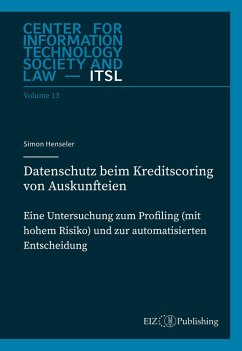 Datenschutz beim Kreditscoring von Auskunfteien - Henseler, Simon