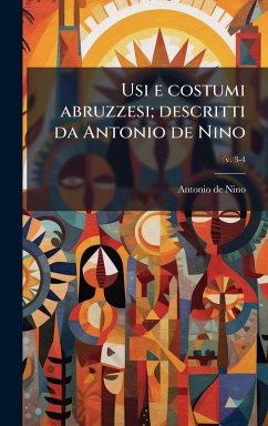 Cover Usi e costumi abruzzesi; descritti da Antonio de Nino