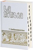 La Biblia Latinoamérica [bolsillo] cartoné blanca, con uñeros