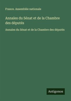 Cover Annales du Sénat et de la Chambre des députés