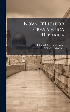 Cover Nova Et Plenior Grammatica Hebraica