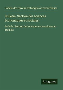 Cover Bulletin. Section des sciences économiques et sociales