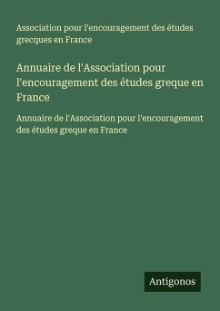Cover Annuaire de l'Association pour l'encouragement des études greque en France