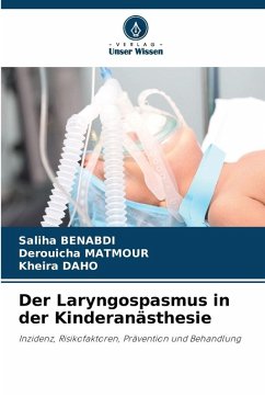 Cover Der Laryngospasmus in der Kinderanästhesie