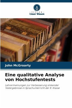 Cover Eine qualitative Analyse von Hochstufentests