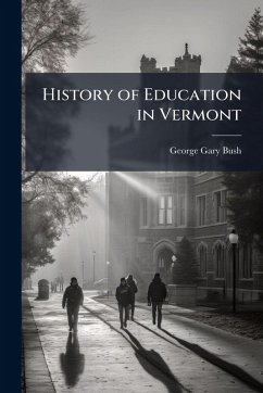 Cover History of Education in Vermont