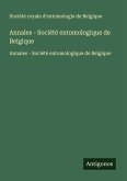 Annales - Société entomologique de Belgique Annales - Société entomologique de Belgique