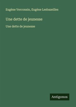 Cover Une dette de jeunesse