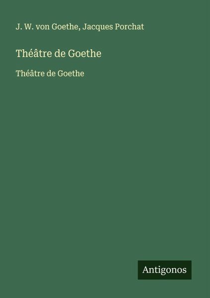 Théâtre de Goethe