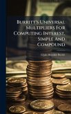 Burritt's Universal Multipliers For Computing Interest, Simple And Compound