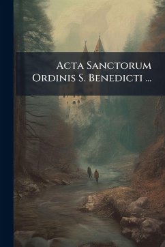 Cover Acta Sanctorum Ordinis S. Benedicti ...