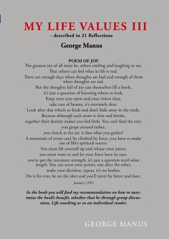 Cover My life values III