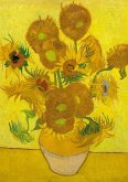 Notizbuch A5 blanko - 100 Seiten 90g/m² - Hardcover Motiv Sonnenblumen Vincent van Gogh - FSC Papier