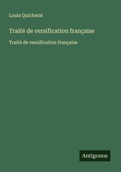 Cover Traité de versification française